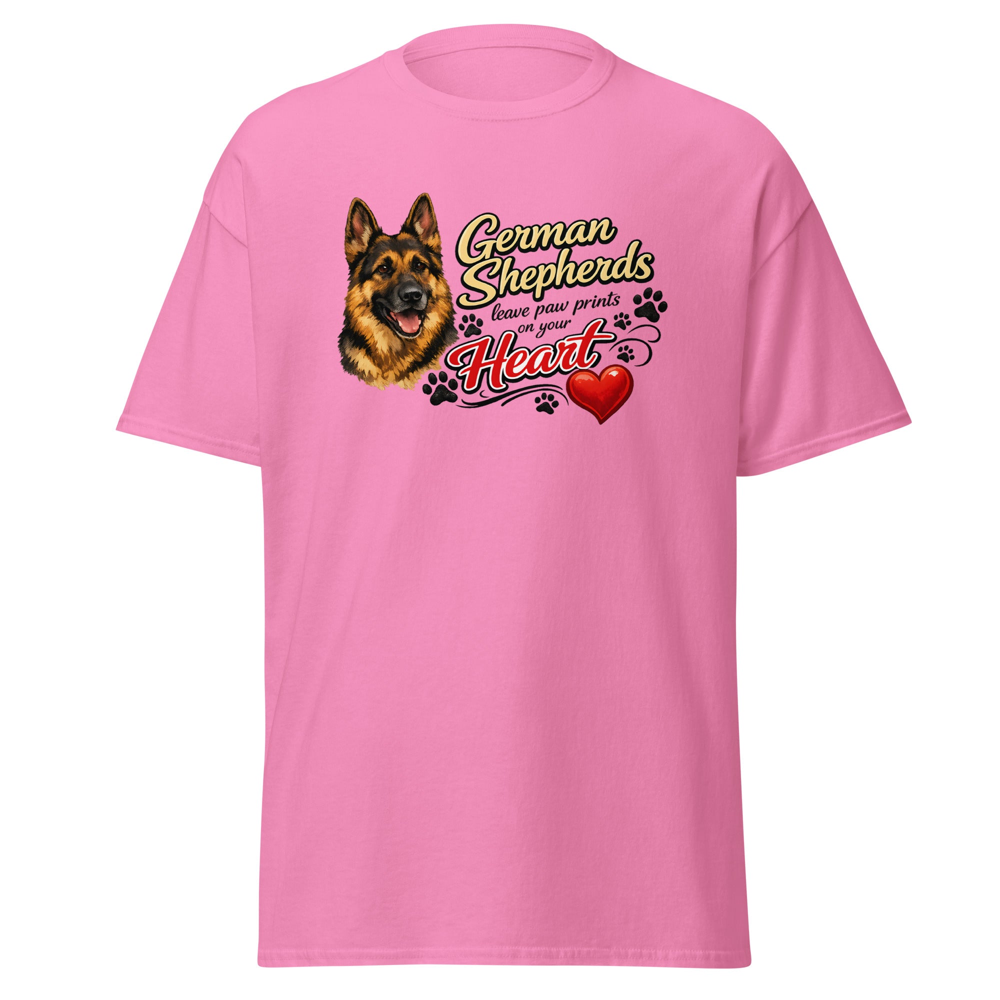 German Shepherd - Paw prints