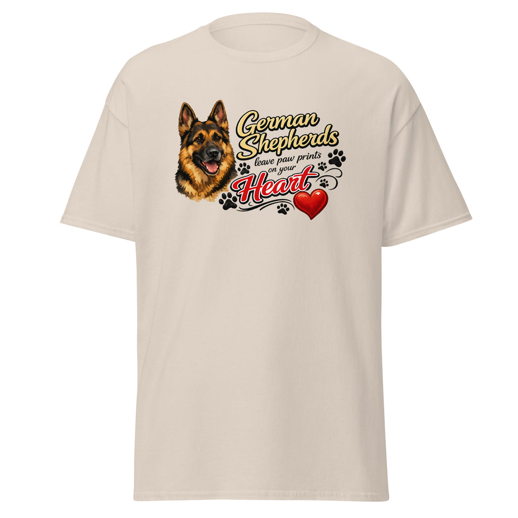 German Shepherd - Paw prints