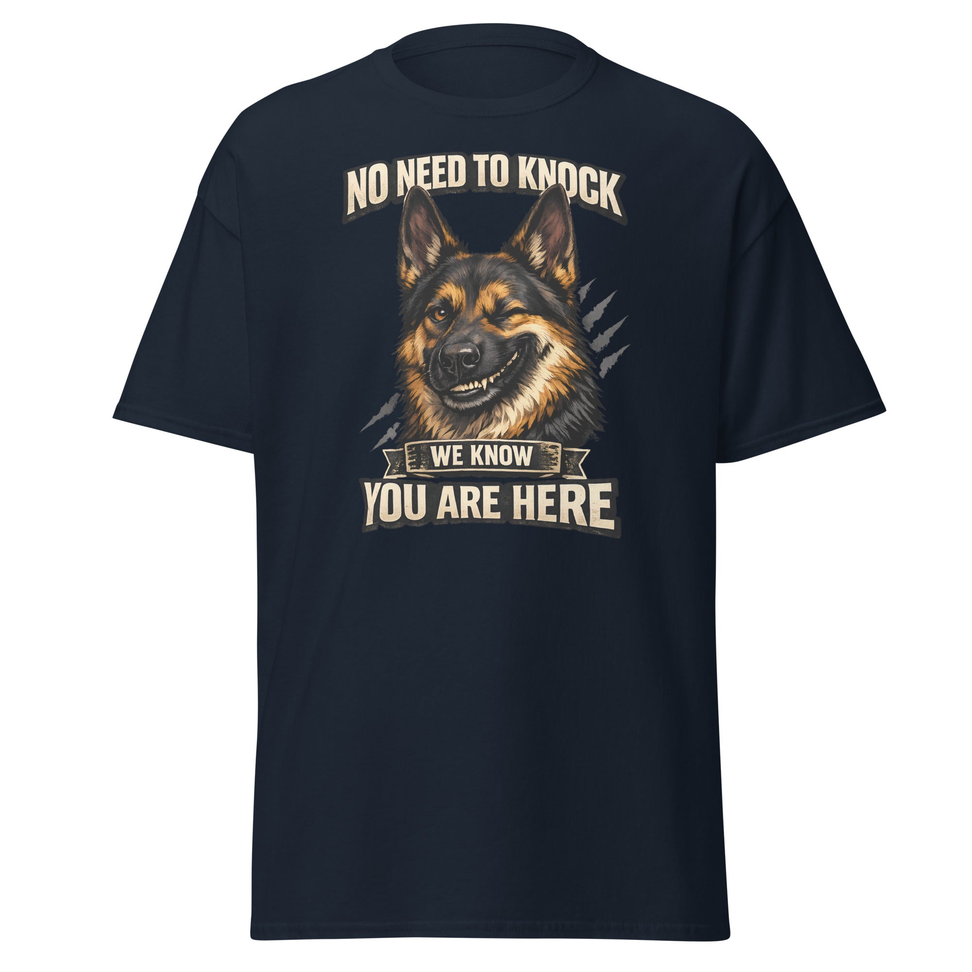 German Shepherd - No need to knock
