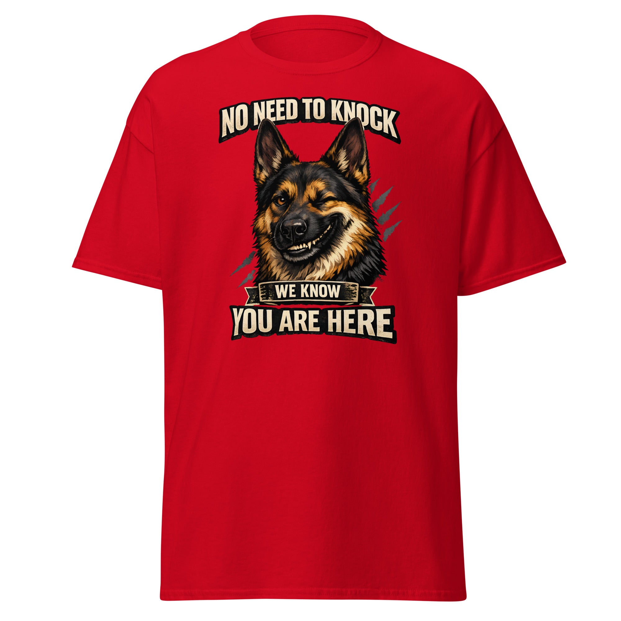 German Shepherd - No need to knock