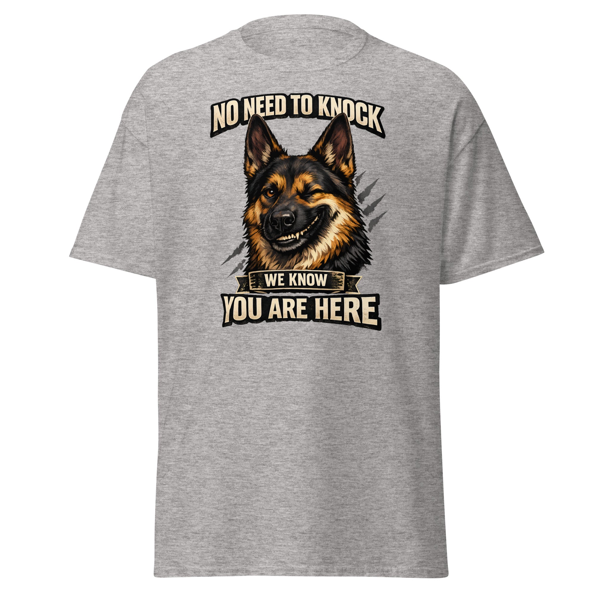 German Shepherd - No need to knock