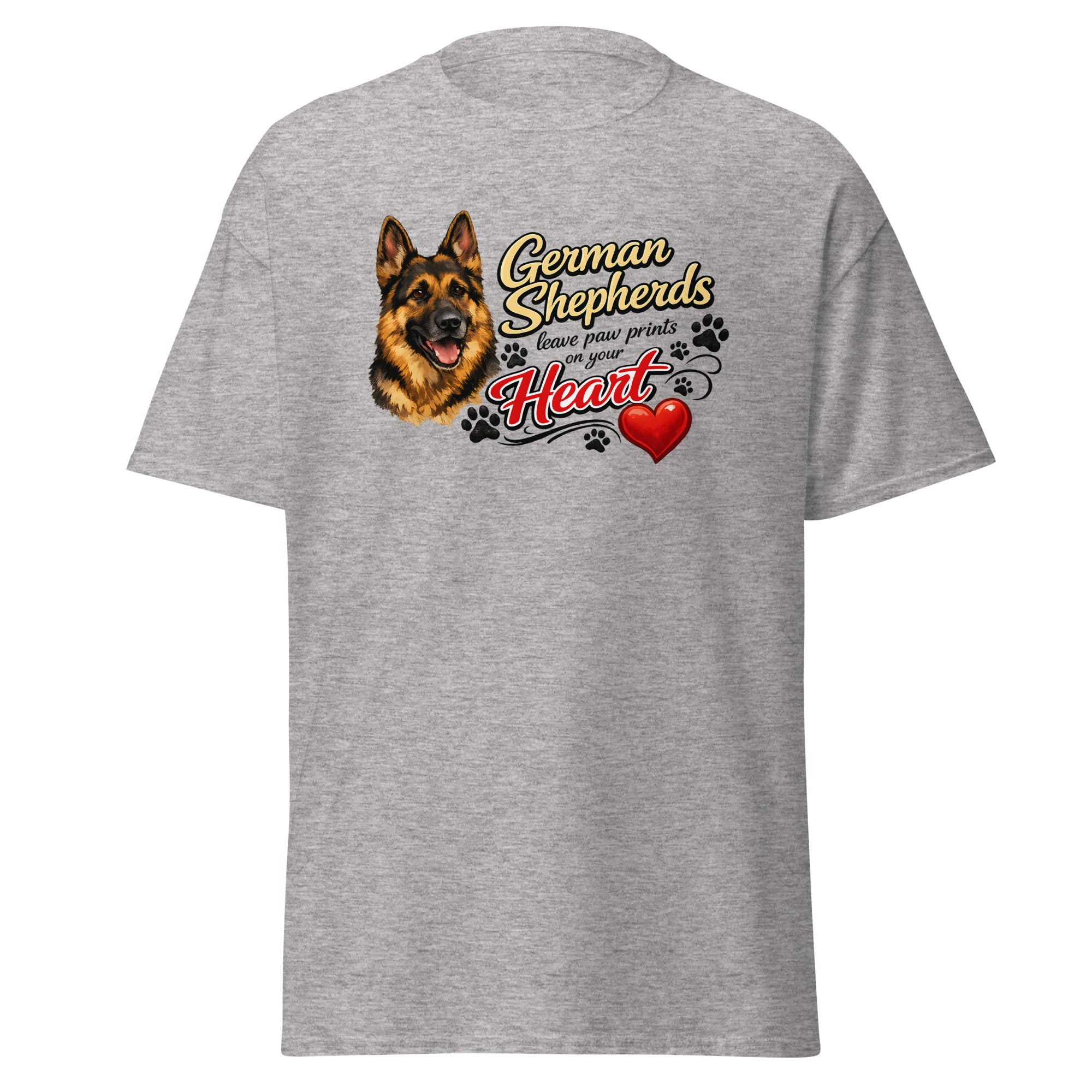 German Shepherd - Paw prints