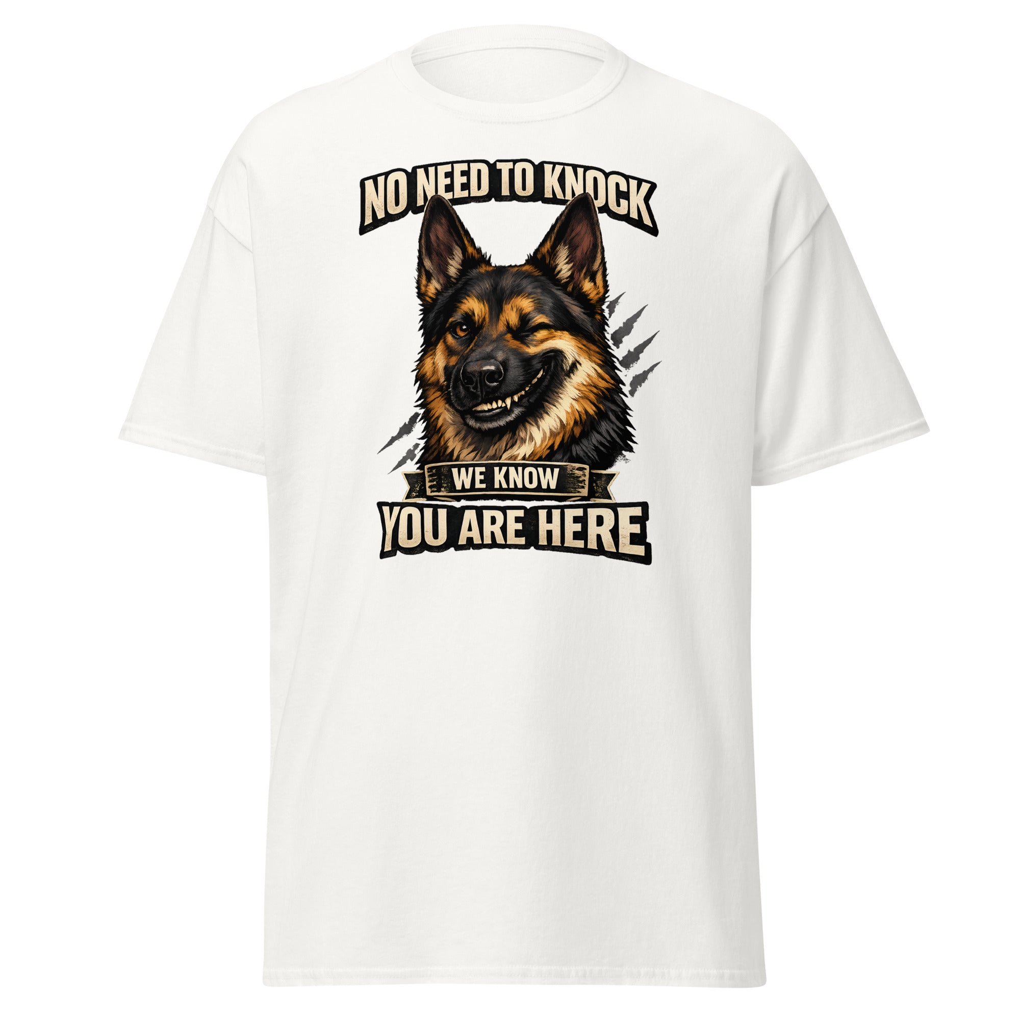 German Shepherd - No need to knock