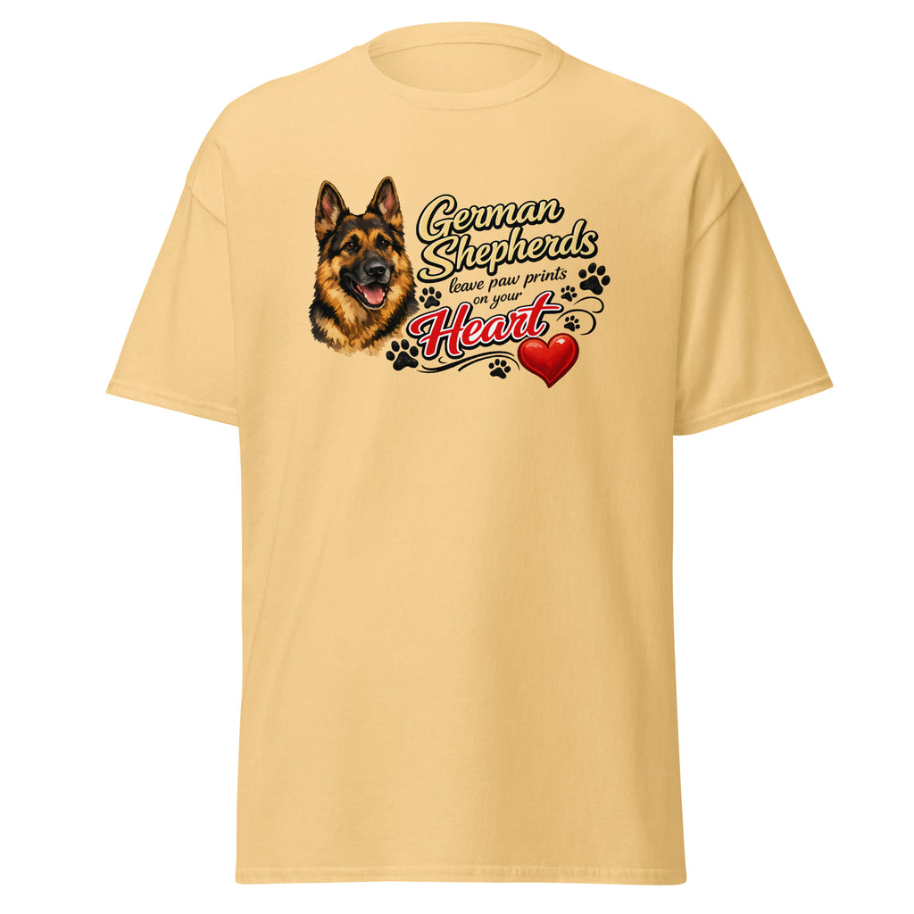 German Shepherd - Paw prints
